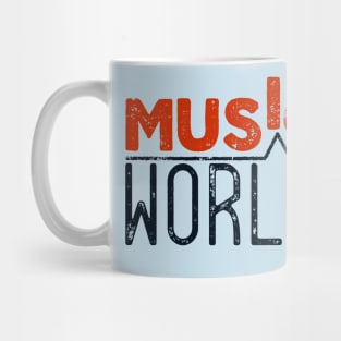 Music on world off Mug